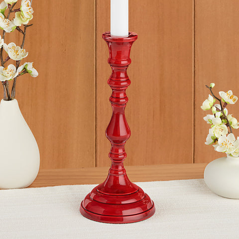 Napa Home & Garden Hugh Enameled Taper Candleholders