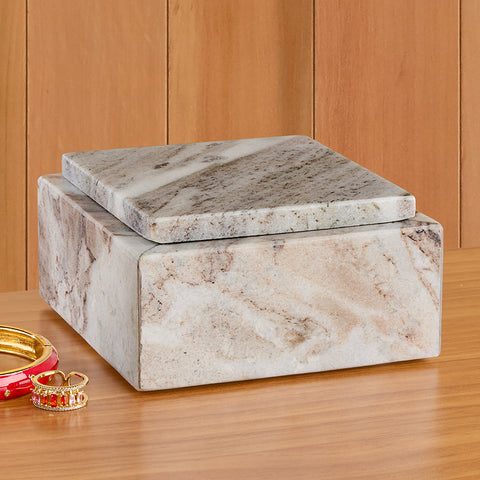 Napa Home & Garden Jaqueline Lidded Marble Box