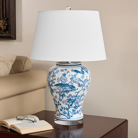 Napa Home & Garden Lisha Chinoiserie Ginger Jar Table Lamp