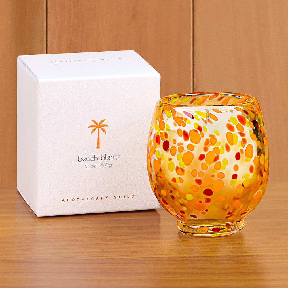 Apothecary Guild Speckled Votive Candle, Beach Blend