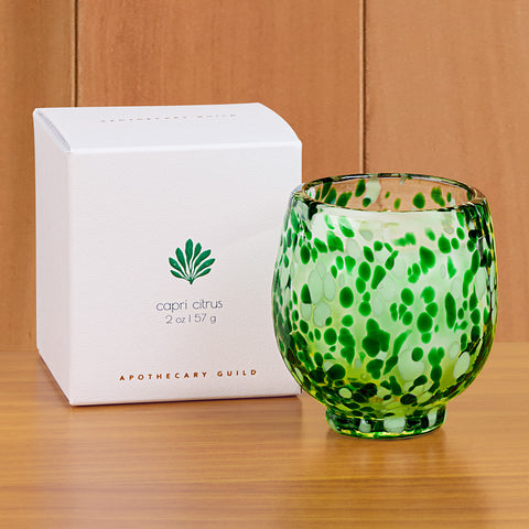 Apothecary Guild Speckled Votive Candle, Capri Citrus