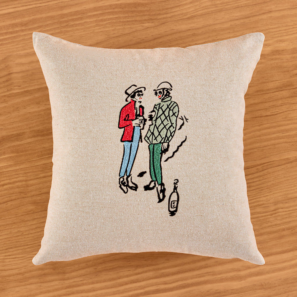 Zodax 16" Embroidered Pillow, Après-Ski