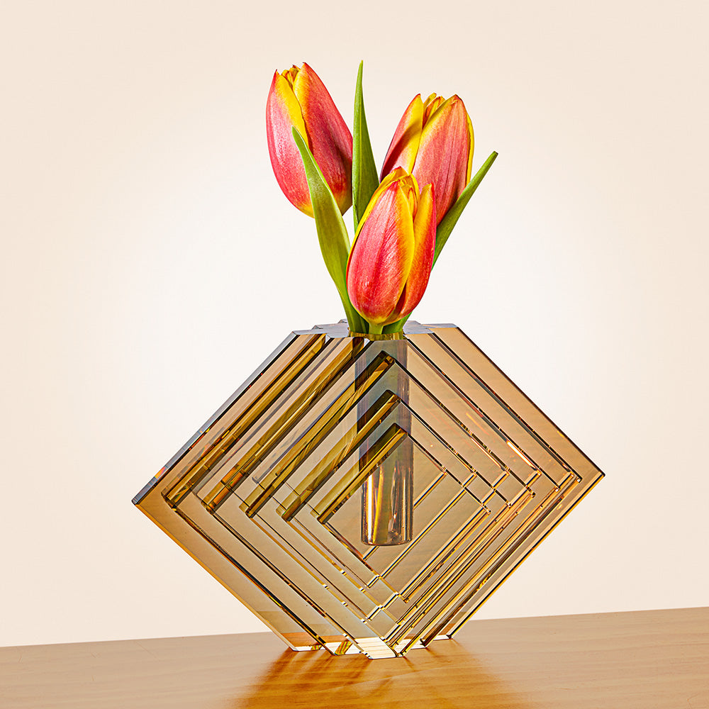 Zodax Deco Diamond Crystal Bud Vase
