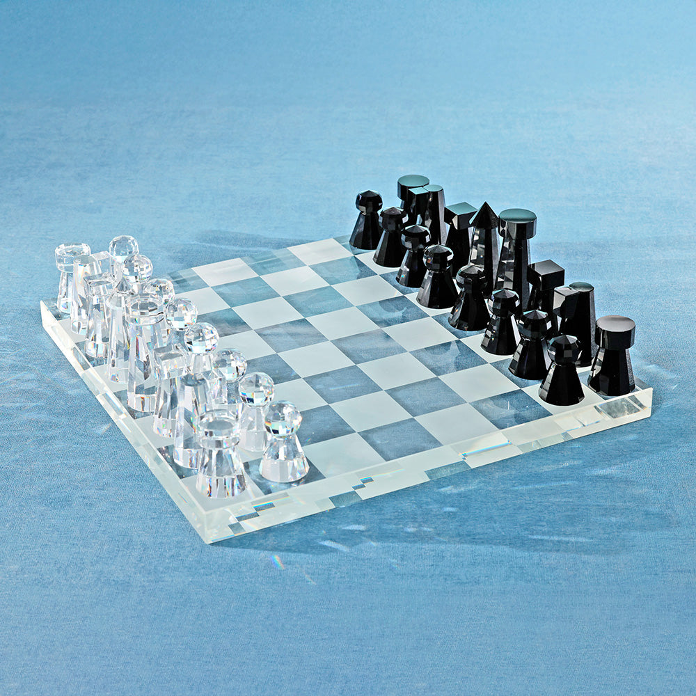 Zodax Crystal Chess Set