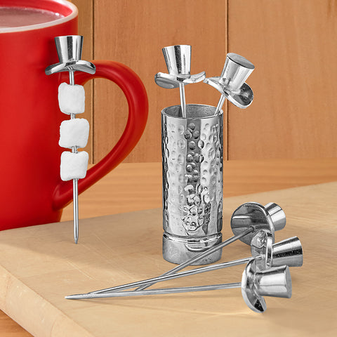 Top Hat Cocktail Picks and Holder Set