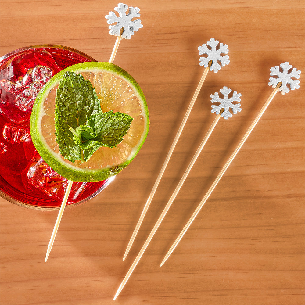 Finch + Fennel Holiday Bamboo Picks/Garnish Skewers