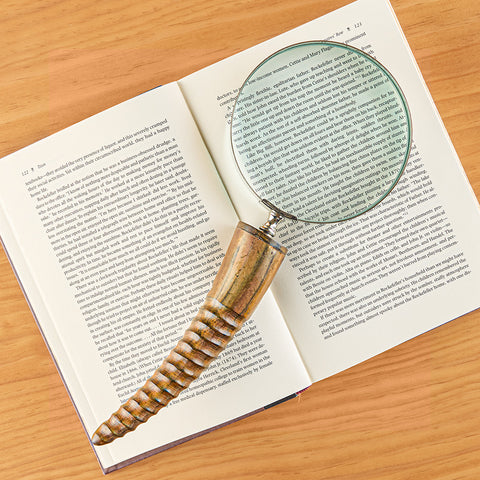 Horn Handle Magnifying Glass