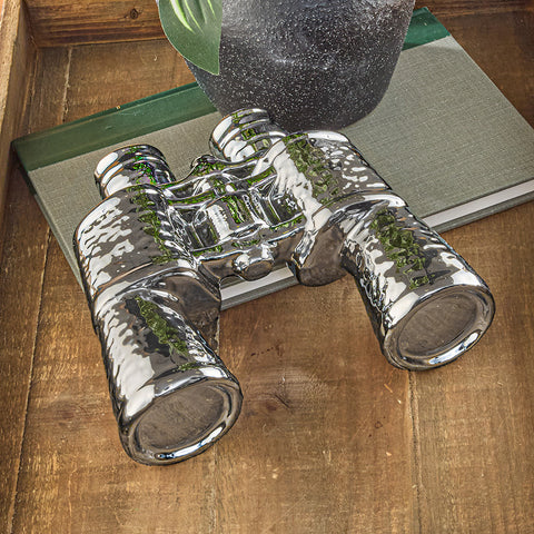 Decorative Chrome Binoculars