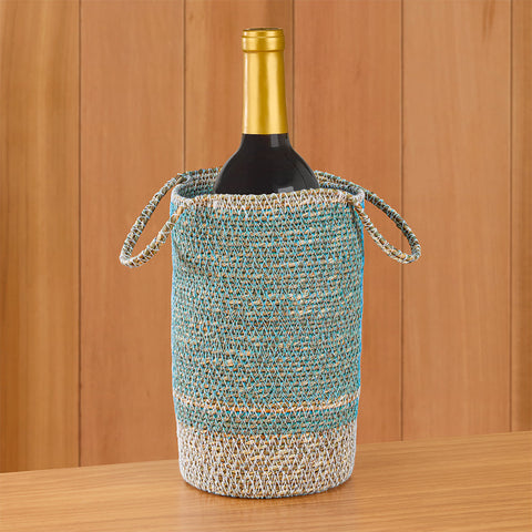 Be Home Hydra Woven Seagrass Bottle Holder