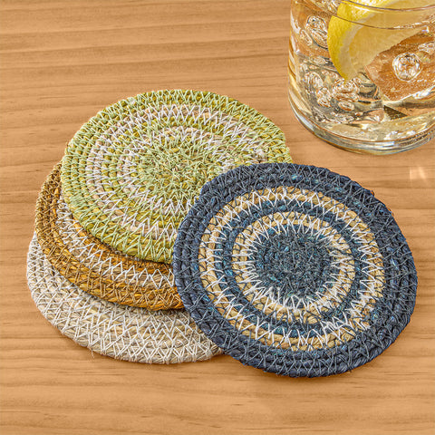 Be Home Hydra Woven Seagrass Coaster Set