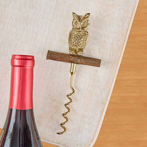 Be Home Golden Owl Corkscrew