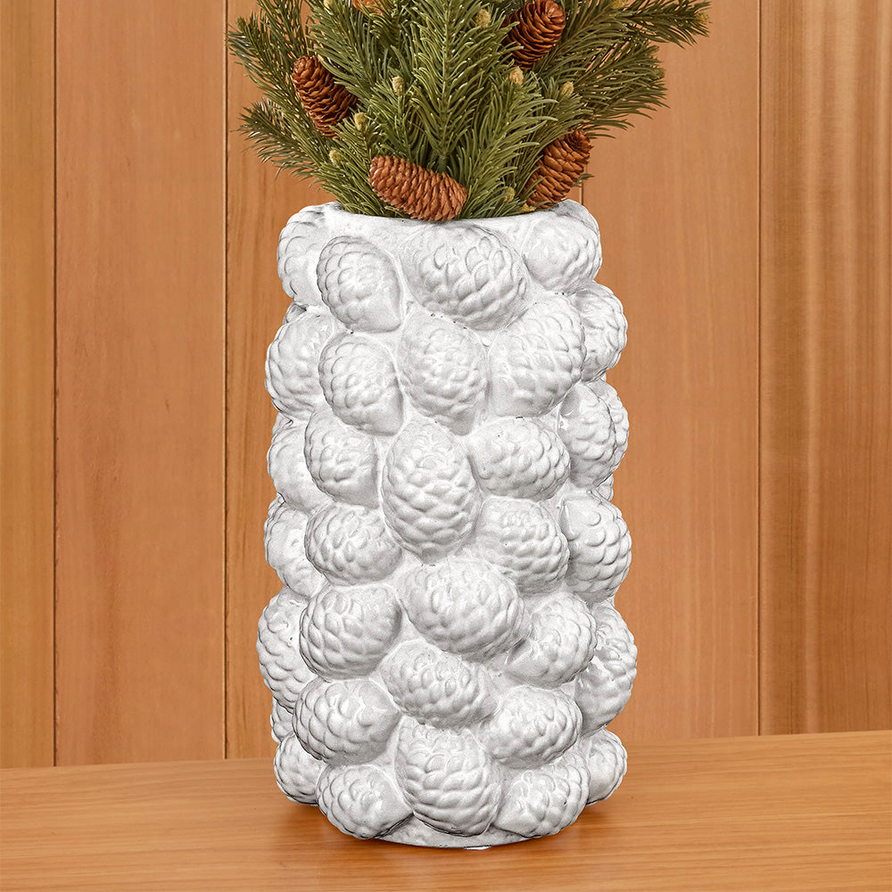 Northwoods Bounty Pinecone Vase
