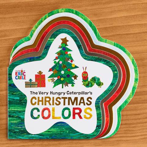 "The Very Hungry Caterpillar's Christmas Colors" Board Book by Eric Carle