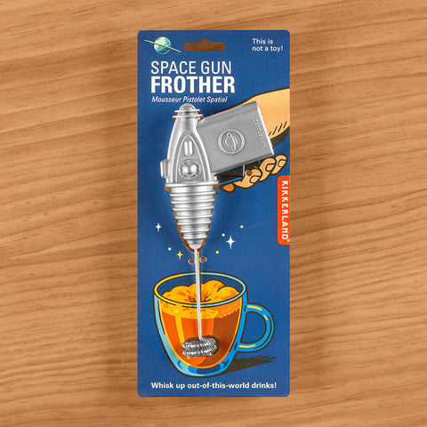 Kikkerland Space Gun Frother
