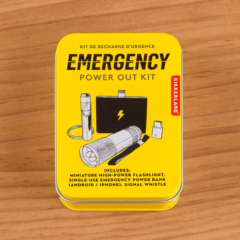 Kikkerland Emergency Power Out Kit