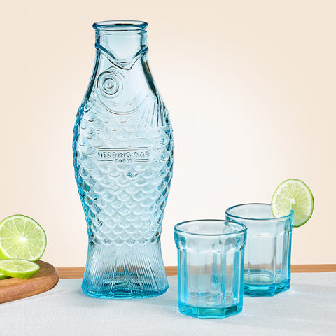 Serax Fish & Fish Carafe Set by Paola Navone