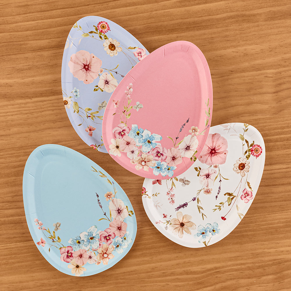 Sophistiplate Paper Plates and Napkins, Charming Easter Floral