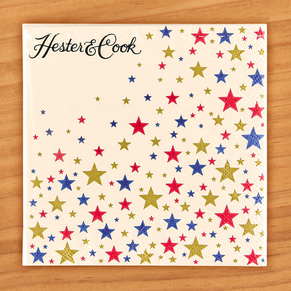 Hester & Cook Paper Napkins, Star-Spangled Celebration