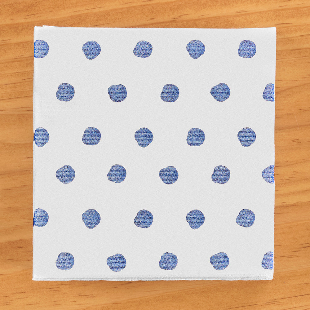 Vietri Papersoft Napkins, Blue Dot