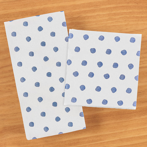 Vietri Papersoft Napkins, Blue Dot