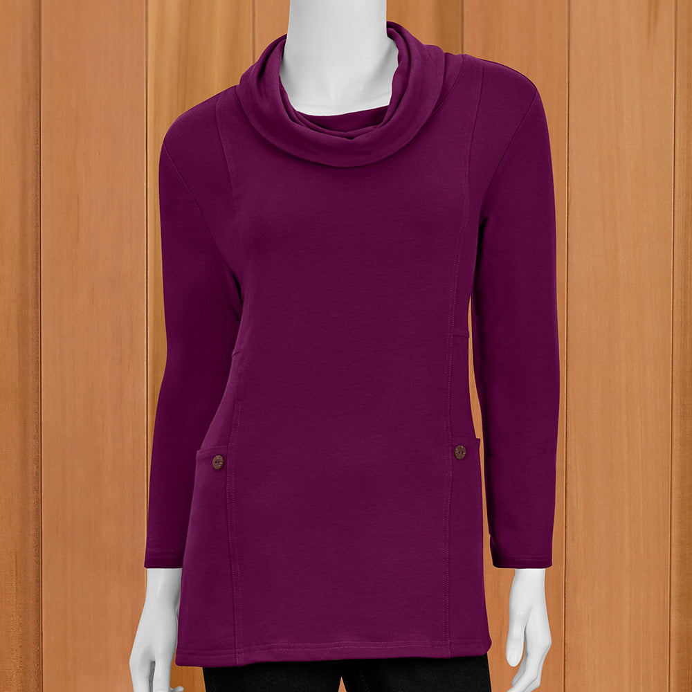 Lulu-B French Terry Cowl Pullover