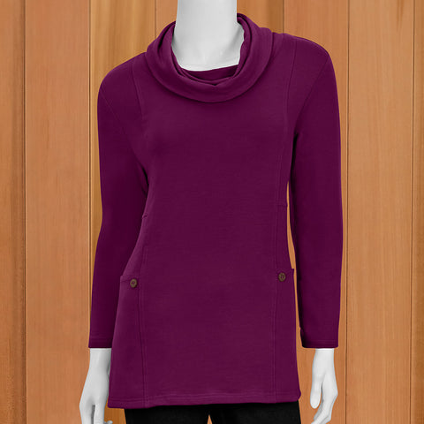 Lulu-B French Terry Cowl Pullover