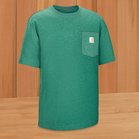 Men's Carhartt Iconic K87 Pocket T-Shirt, Forrest Green
