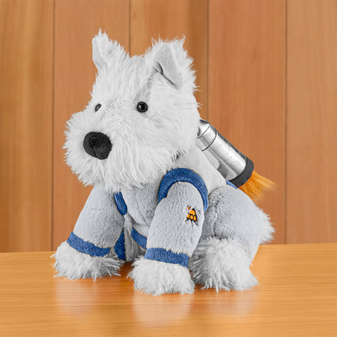 Jellycat Stuffed Animal Plush Toy, Munro Scottie Dog in Space Outfit
