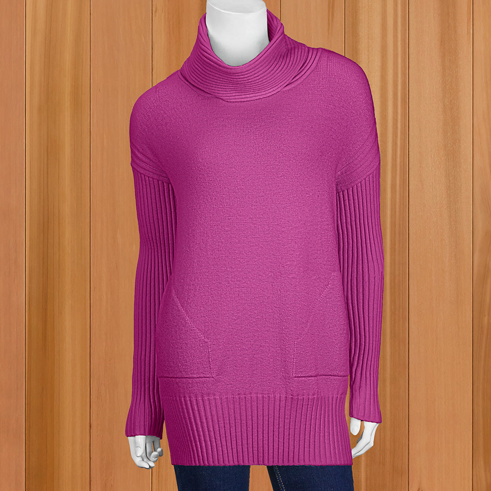 Renuar Luxe Cowl Neck Sweater