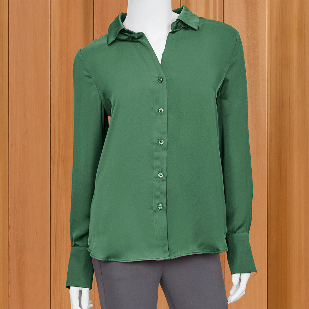Renuar Silky Button-Down Blouse