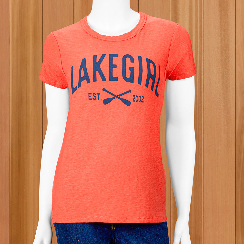 Lakegirl Women's Slub Paddles Tee