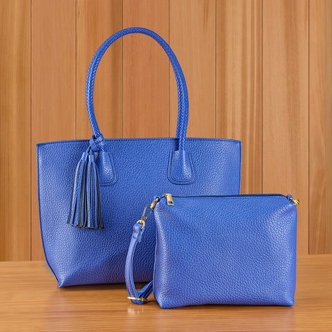 22 Tote Vegan Leather Tote 2-in-1 Handbag