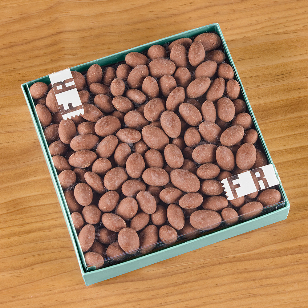 V Chocolates Box of Chocolate Covered Almonds