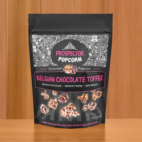 Prospector Belgian Chocolate Toffee Popcorn