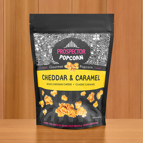 Prospector Cheddar & Caramel Popcorn
