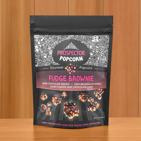 Prospector Fudge Brownie Popcorn