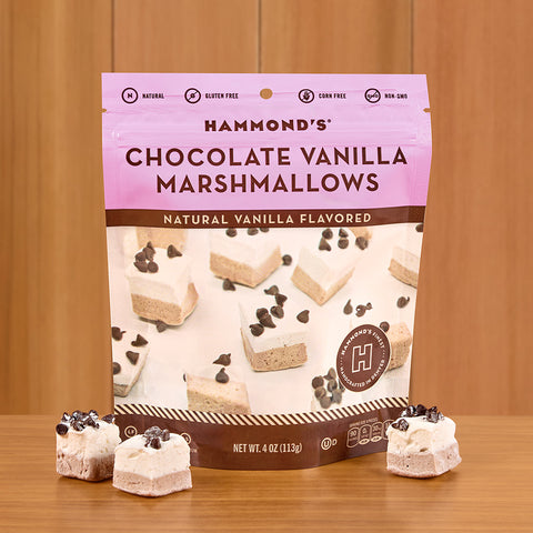Hammond's Snacking Marshmallows, Chocolate Vanilla