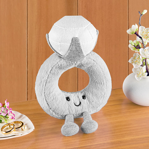 Jellycat Stuffed Animal Plush Toy, Amuseables Diamond Ring