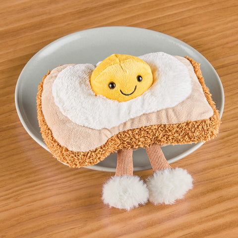 Jellycat Stuffed Animal Plush Toy, Amuseables Egglantine Egg On Toast