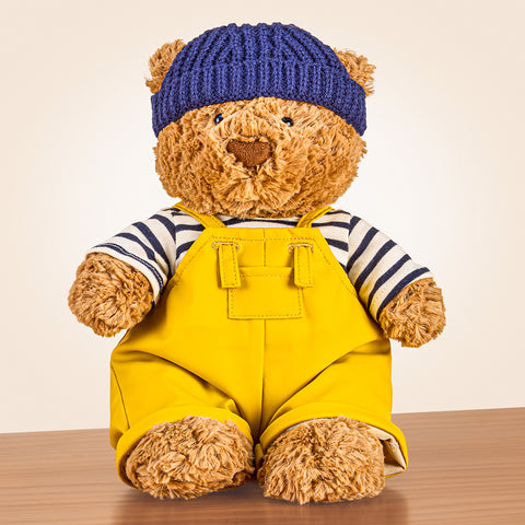 Jellycat Stuffed Animal Plush Toy, Bartholomew Bear in Seafarer Outfit