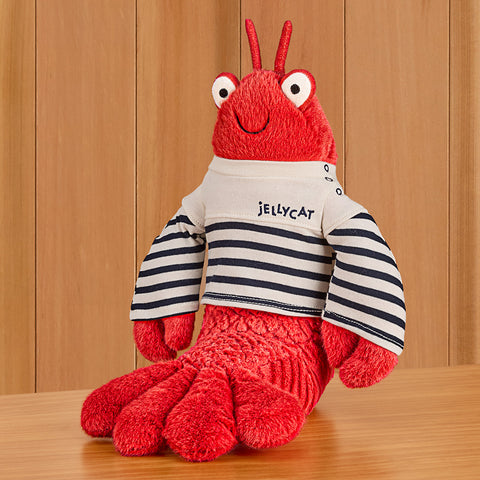 Jellycat Stuffed Animal Plush Toy, Larry Lobster in Sailor Outfit