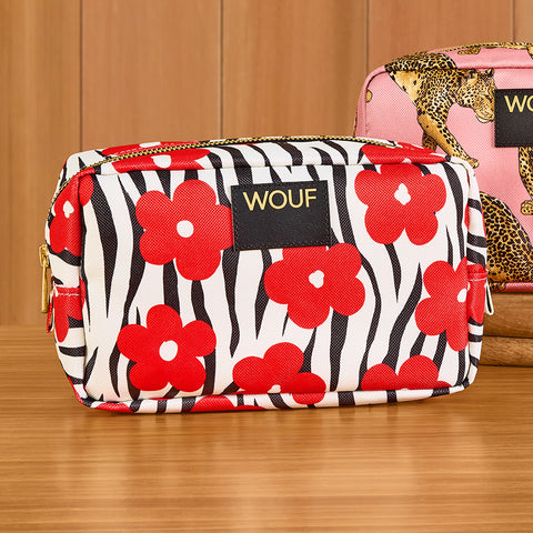 Wouf Zip Pouch Essentials Makeup Bag