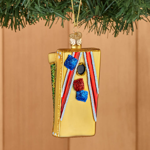 Old World Christmas Glass Ornament, Corn Hole