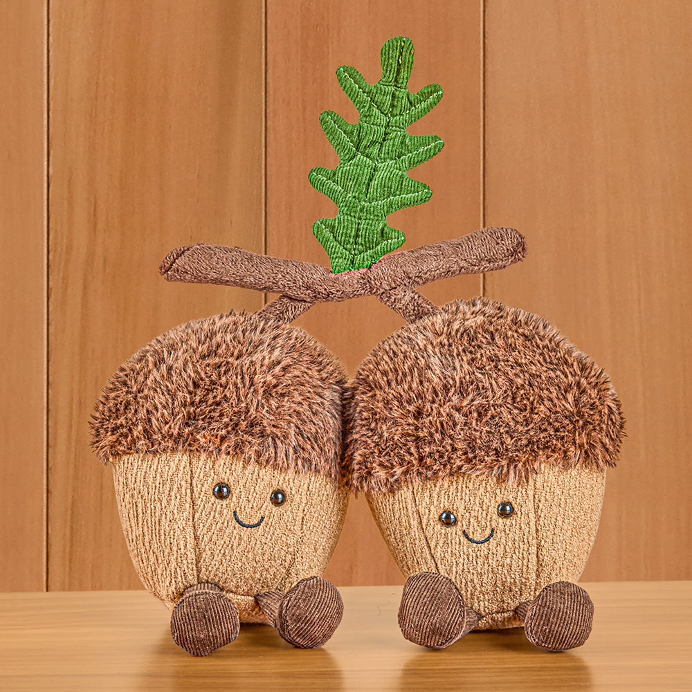 Jellycat Stuffed Animal Plush Toy, Amuseables Ort & Tum Acorns
