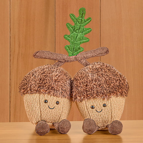 Jellycat Stuffed Animal Plush Toy, Amuseables Ort & Tum Acorns