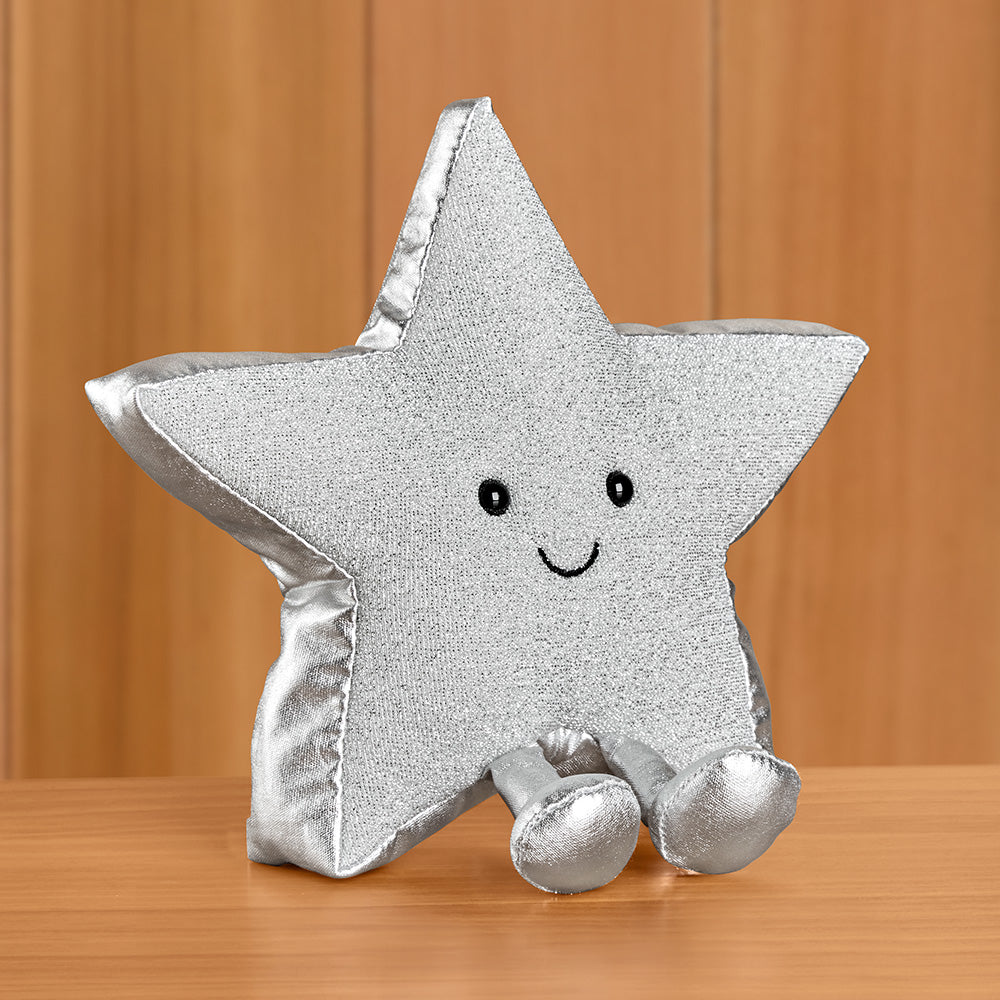 Jellycat Stuffed Animal Plush Toy, Amuseables Silver Star