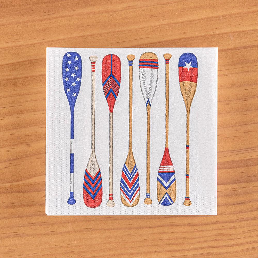 PPD 4th of July Paper Napkins, Outrigger Patriotic Paddles