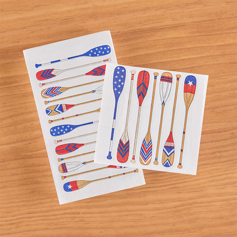 PPD 4th of July Paper Napkins, Outrigger Patriotic Paddles