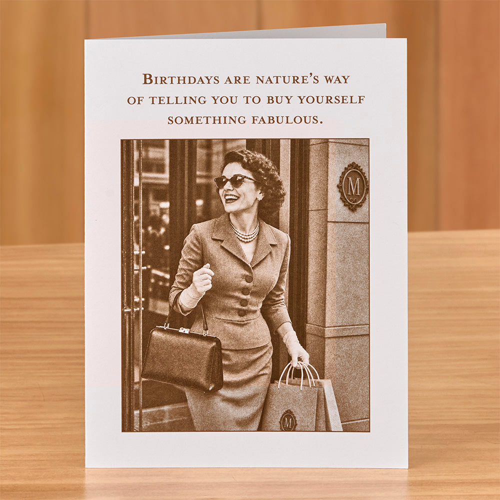 Shannon Martin Birthday Card, Nature's Way