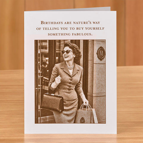 Shannon Martin Birthday Card, Nature's Way